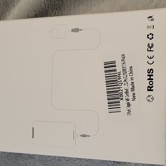 Pkg of 2 lightening  usb chargers for iPad iPhone ipod - Picture 3 of 4